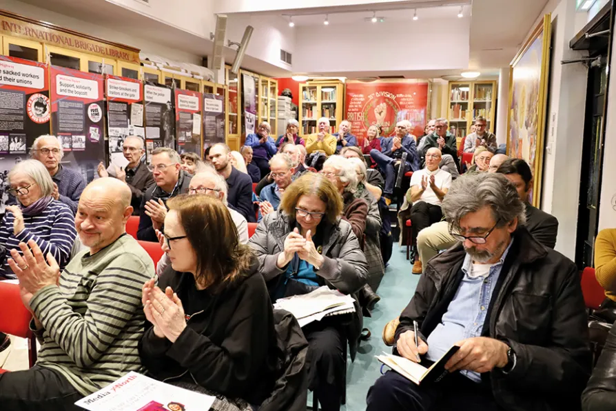 Marx House was packed out for the Wapping event