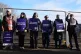 People from Refugees For Justice outside Glasgow Sheriff Cou