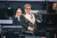 Elton John performing at Vicarage Road Stadium