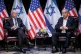 STILL BEST FRIENDS? After initially giving Netanyahu (right)