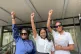 Danae Thomas, Selma Taha and Divina Riggon (left to right) o