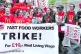 Cambridge McDonald’s employees and supporters at a rally a