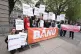 Activists with the Banu campaign protest the lack of action 