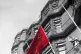 FLAGS OUT: The hammer and sickle flag of the Soviet Union is