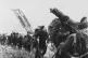 LONG-AWAITED DAY: Royal Marine commandos moving off the Norm