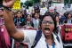 OUTRAGE: Engineers and
engineering students
attend a protest
