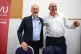 Jeremy Corbyn with CWU leader Dave Ward