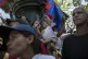 Supporters of Venezuela’s President Nicolas Maduro gather 