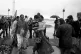 Ugandan Asian women, among the first to arrive, disembark fr