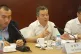 An Jianhua (centre), head of the international department of
