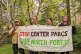Activists on a mass trespassers through Oldhouse Warren in S