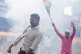 JOY: Supporters of the Congress Party celebrate election res