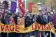 Picturehouse workers on a Bectu picket line striking for the