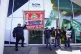 Protesters stand outside the P&O building at the Port of Hul