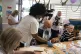 Health Secretary Sajid Javid during a visit to Westport Care