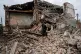 DEVASTATION: A destroyed apartment house after Russian shell