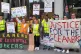 CAIWU members on a picket line