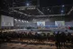 Argentinian President Alberto Angel Fernandez appears on a s