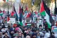 People take part in the National March for Palestine in Whit