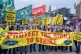 RMT members outside Parliament 