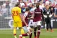 West Ham's Michail Antonio celebrates his goal as Crystal Pa