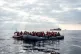 The Sea Watch 3's rescue crew evacuate people from a boat in