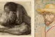 (L to R) Kathe Kollwitz, Woman with Dead Child, 1903; Vincen