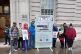 Fuel Poverty Action delivers a 7ft prepayment meter to the D