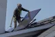 A solar panel installed on a home in Ohio, April 2025. Photo: Sue Ogrocki/AP