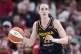 Indiana Fever guard Caitlin Clark (22) plays against the Dallas Wings in the second half of a WNBA basketball game in Indianapolis, Sunday, Sept. 15, 2024
