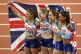 Great Britain's Zoey Clarke, Eilidh Doyle, Emily Diamond and Laviai Nielsen celebrate taking silver in the Women's 4x400m Relay Final during day ten of the 2017 IAAF World Championships at the London Stadium
