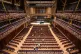 Staff clean a section of 2100 seats inside Beacon Hall