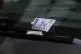 A parking ticket placed on the windscreen of a car