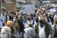 People from trans rights groups and community organisations take part in a rally organised by Resisting Transphobia outside Queen Elizabeth House, the UK Government building in Edinburgh, following the Supreme Court ruling earlier this week on the definition of a woman in equalities law. Picture date: Saturday April 19, 2025