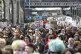 People from trans rights groups and community organisations take part in a rally organised by Resisting Transphobia outside Queen Elizabeth House, the UK Government building in Edinburgh, April 19, 2025