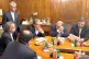 TESTING DILEMMAS: Iranian Foreign Minister Abbas Araghchi (third right) in discussion with his colleagues during negotiations with US Middle East envoy Steve Witkoff in Rome, Italy, Saturday April 19 2025