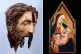 (L) Lando di Pietro, Head of Christ (fragment of crucifix), 1338; (R) Ambrogio Lorenzetti Madonna del Latte (Madonna of the Milk), about 1325 / Pics: © Foto Studio Lensini Siena