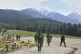 Indian security officers inspect the site a day after where militants indiscriminately opened fire at tourists in Pahalgam, Indian controlled Kashmir, April 23, 2025