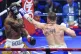 Canelo Alvarez (right) fights with William Scull during super middleweight World Boxing Championship at ANB Arena in Riyadh, Saudi Arabia, May 4, 2025