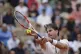 Cameron Norrie serves against Daniil Medvedev during their first round match of the French Tennis Open, at the Roland-Garros stadium, in Paris, May 27, 2025