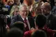 Australian Prime Minister Anthony Albanese reacts as he meets party faithful after winning a second term of the general election in Sydney, May 3, 2025