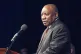 South African President Cyril Ramaphosa addresses the opening session of the G20 foreign ministers meeting in Johannesburg, South Africa, February 20, 2025