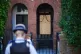 A view of the entrance to Sir Keir Starmer's house in Kentish Town, north London after a suspected arson attack, May 13, 2025