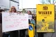IT'S JUST NOT CRICKET: Protesters demonstrate outside Lord's Cricket Ground in London, on February 25 2025, against England playing Afghanistan in a Champions Trophy match, as female participation in sport has effectively been outlawed in Afghanistan since the Tailban returned to power in 2021