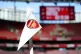 An Arsenal branded corner flag