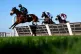 Court In The Act ridden by Paul O'Brien (left) during the early stages of the Colts And Fillies Club Handicap Hurdle before going on to win during the Spring Family Racecday at Ascot Racecourse, March 30, 2025