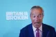 Reform UK leader Nigel Farage speaking at a press conference in Dover in Kent, whilst on the local election campaign trail, April 24, 2025