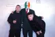 (Left to right) members of Kneecap, Liam Og O Hannaigh (Mo Chara), JJ O'Dochartaigh (DJ Provai) and Naoise O Caireallain (Moglai Bap) attending the IFTA Awards Ceremony at the Dublin Royal Convention Centre, February 14, 2025