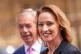 Sarah Pochin, the newly elected MP for Runcorn and Helsby, joins her fellow Reform UK MPs outside the Houses of Parliament in Westminster, London, before her swearing in as an MP, May 6, 2025