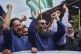 Supporters of Pasban-e-Hurriyat Jammu and Kashmir chant slogans during an anti-India demonstration, in Muzaffarabad, the capital of Pakistan administered Kashmir, May 5, 2025